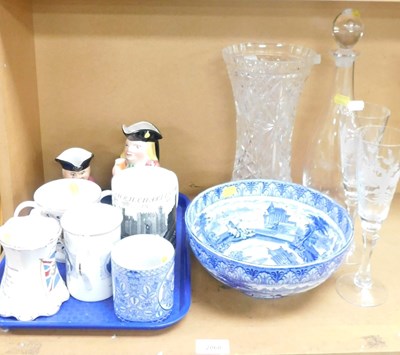 Lot 2060 - General household effects, to include a blue...