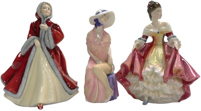 Lot 379 - Three Royal Doulton figures, modelled as...