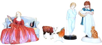Lot 268 - A Royal Doulton figure modelled as Childhood...
