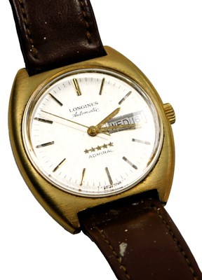 Lot 417 - A Longines Admiral gold plated gentleman's...