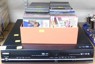 Lot 2110 - A Toshiba DVD and video cassette recorder,...