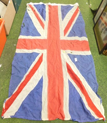 Lot 2123 - A Union Jack flag, 87cm x 170cm. (AF)