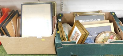 Lot 2129 - Various pictures, prints, embroideries,...