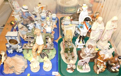 Lot 2156 - Decorative household effects, various figures...