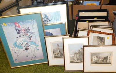 Lot 2168 - Various pictures, prints, etc., to include...