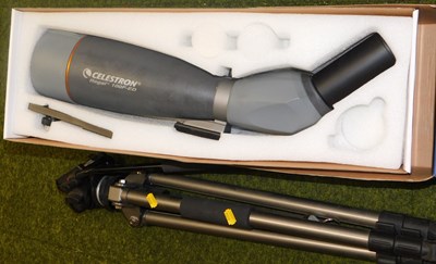 Lot 2170 - A Celestron 100mm APO spotting scope, together...