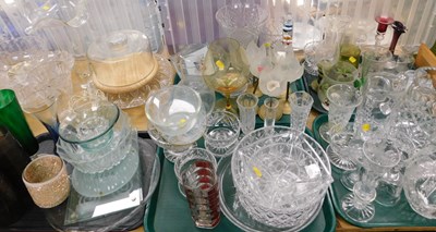 Lot 2203 - Glassware, to include paperweight, drinking...