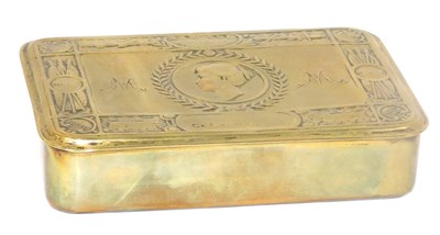 Lot 446 - A World War I Princess Mary brass Christmas...
