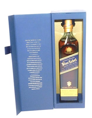 Lot 450 - A bottle of Johnnie Walker Blue Label Blended...