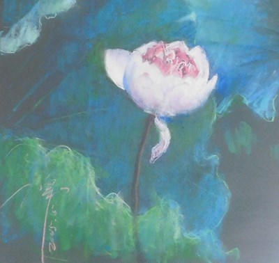 Lot 462 - Lu Bo Ping (Chinese b1945). Graceful, pastel,...