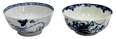 Lot 493 - A late 18thC first period Worcester blue and...