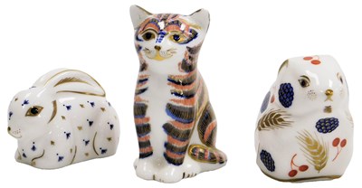 Lot 497 - A Royal Crown Derby Imari porcelain...