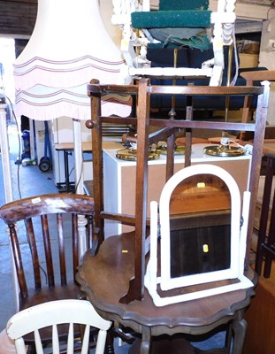 Lot 1101 - A group of furniture, including an Edwardian...