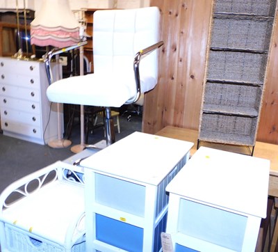 Lot 1177 - A group of furniture, including Corsair five...