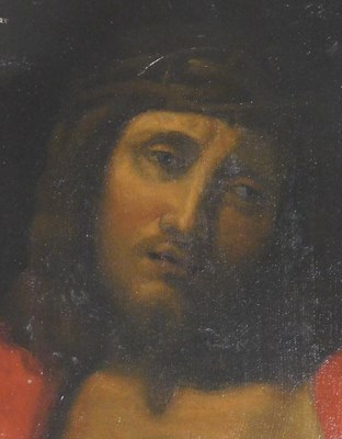 Lot 627 - 19thC School. Ecce Homo, unsigned, oil on...