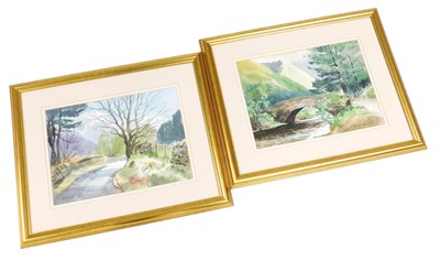 Lot 633 - E Grieg Hall (20thC School). Study of a bridge...