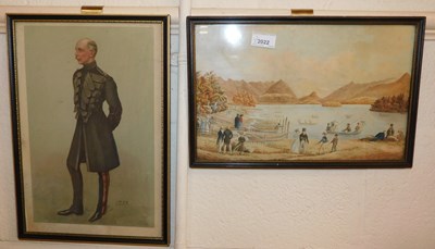 Lot 2022 - A Vanity Fair spy print, depicting the Duke of...