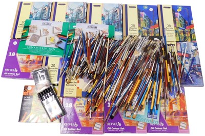Lot 644 - Artist's materials, to include watercolours,...