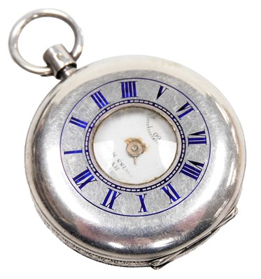 Lot 566 - An early 20thC lady's silver cased half hunter...