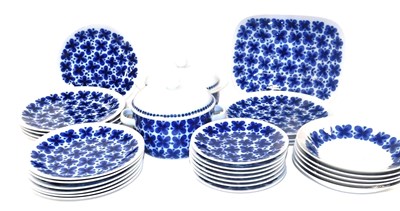 Lot 628 - A Rorstrand porcelain Mon Amie pattern part...