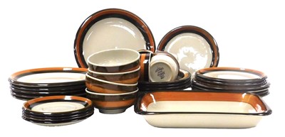 Lot 632 - A Rorstrand pottery Annika pattern part dinner...