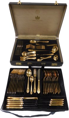 Lot 650 - A Crown Collection Solingen gold plated...