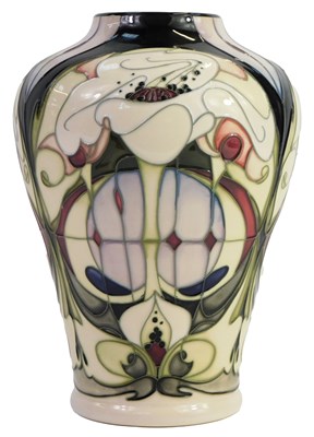 Lot 14 - A Moorcroft pottery vase decorated in the...