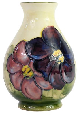 Lot 16 - A Moorcroft pottery vase decorated in the...