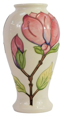 Lot 18 - A Moorcroft pottery vase decorated in the Pink...
