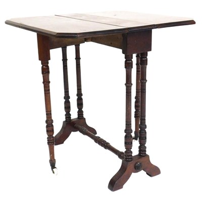 Lot 807 - A Victorian mahogany Sutherland table, raised...