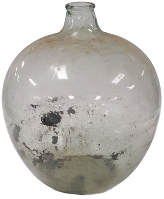 Lot 676 - A glass carboy, 54cm high.