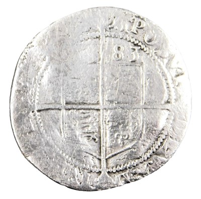 Lot 713 - A Queen Elizabeth I hammered sixpence 1583.