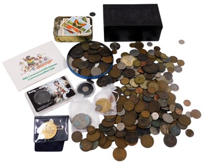 Lot 719 - Georgian and later copper coinage, including a...