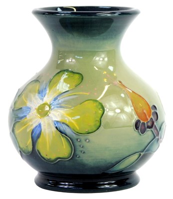 Lot 40 - A Moorcroft pottery vase decorated in the...