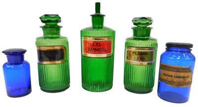 Lot 153 - A group of 19thC and later coloured glass...