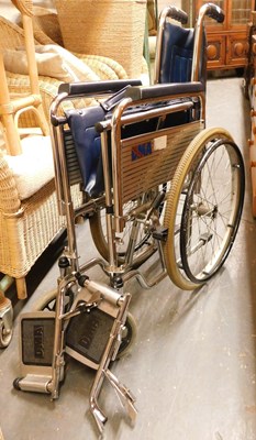 Lot 1110 - A DMA folding wheelchair.