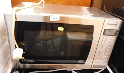 Lot 1126 - A Panasonic 900w microwave.