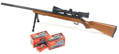 Lot 879 - A CZ .22 calibre bolt action long rifle, with...
