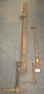 Lot 2090 - Two large clamps.