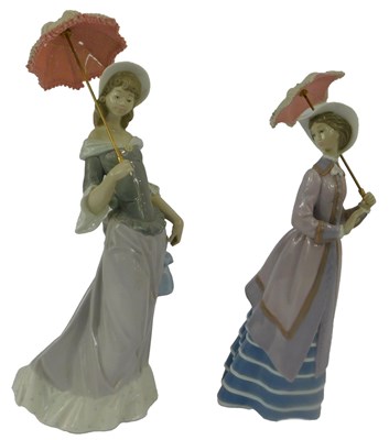 Lot 109 - Two Lladro porcelain figures, each modelled as...