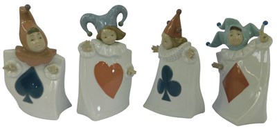 Lot 117 - Four Nao porcelain figures, modelled as The...