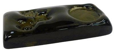 Lot 150 - A Whitefriars architectural glass slab brick...