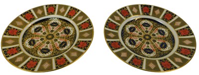 Lot 139 - Two Royal Crown Derby porcelain Imari pattern...