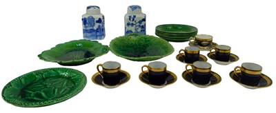 Lot 171 - A set of six Raynaud and Co Limoges porcelain...