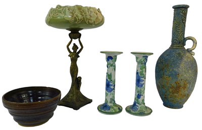 Lot 188 - A late 20thC Art Nouveau style pedestal bowl,...