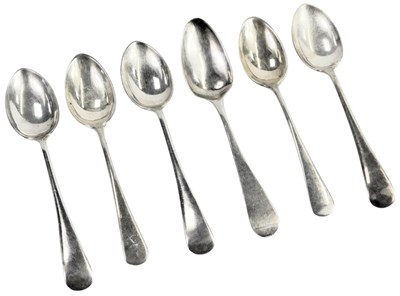 Lot 387 - Three George V silver Old English pattern...