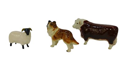 Lot 408 - A Beswick figure modelled as a CH of Champions...