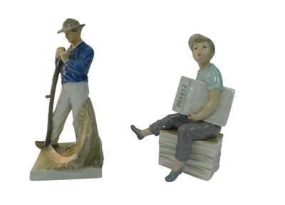 Lot 422 - A Royal Copenhagen porcelain figure, modelled...