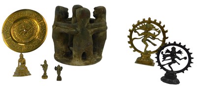 Lot 432 - A Mayan pottery Circle of Friends sculpture,...