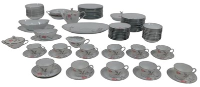 Lot 561 - A Noritake porcelain Rosemarie pattern part...